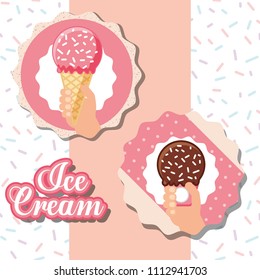 ices scream kawaii