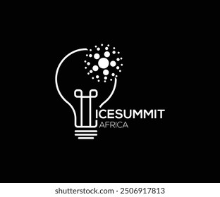 ICESUMMIT AFRICA LOGO. THIS LOGO IS IT REALTED LOGO.AND THIS IS CREATIVE, MODERN,SIMPLE AND CLEAN MINIMAL LOGO.