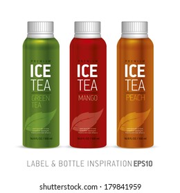 IceTea labels & bottles set