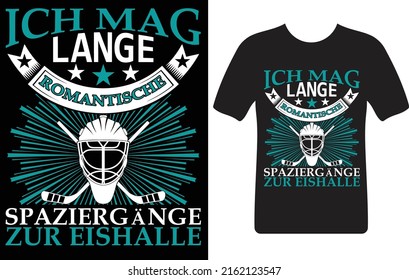 Ich mag Lange...T-Shirt-Design-Vorlage