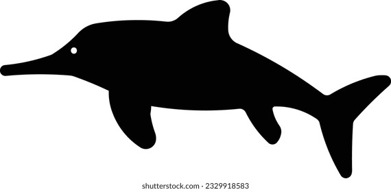 Ichthyosaurus dinosaur extinct Jurassic Jurassic period Glyph