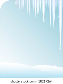 Icicle Background