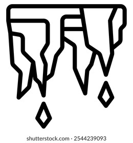 Eisweihnachten, Vektorsymbol-Illustration