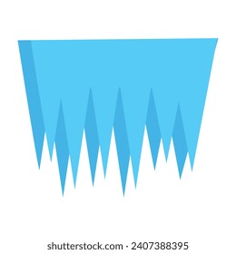 Icicle Vector Flat Icon For Personal And Commercial Use.
