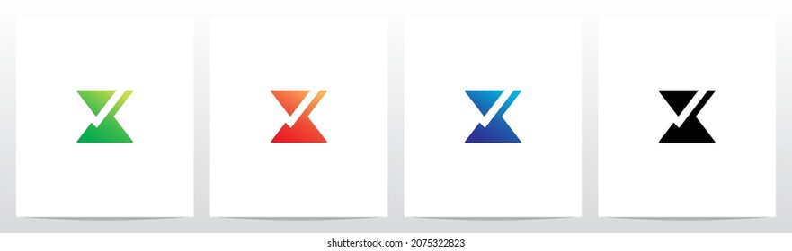 ick Symbol On Modern Letter Logo Design X