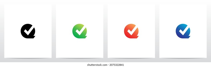 ick Symbol On Modern Letter Logo Design Q