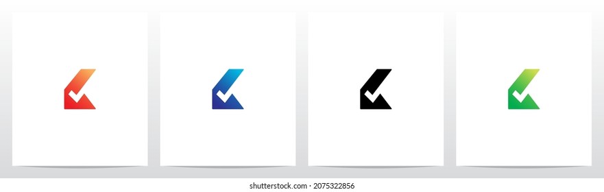 ick Symbol On Modern Letter Logo Design K