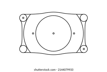 ICL, intraocular contact lens illustration