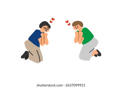 IClip art of man and woman jumping heart heart crush