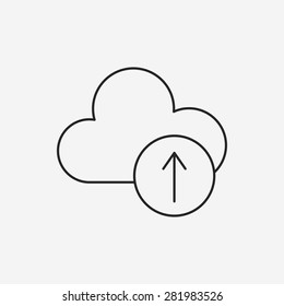 i-cloud line icon
