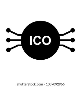 ICO Line Icon.  96x96 for Web Graphics and Apps.  Simple Minimal Pictogram. Vector