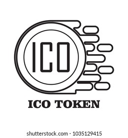 ico token icon outline