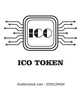 ico token icon outline