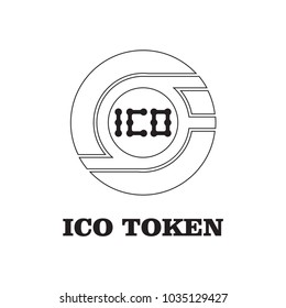 ico token icon outline