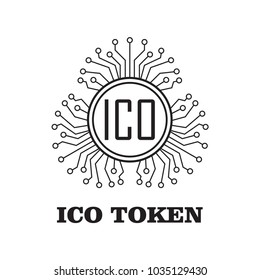 ico token icon outline