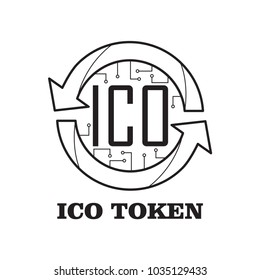 ico token icon outline