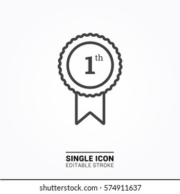 Icon 1 th Single Icon Graphic Design