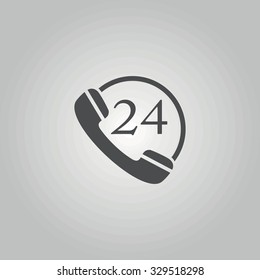 Icon 24h support.