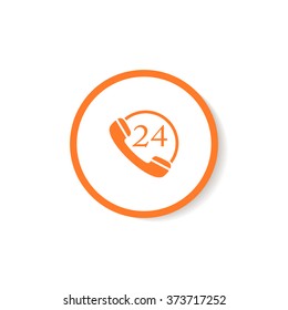 Icon 24h support.