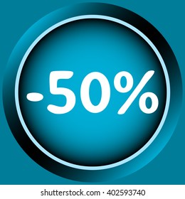 Icon of 50 percent