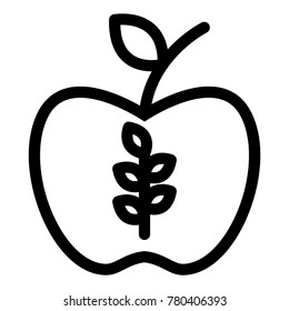 icon about apples