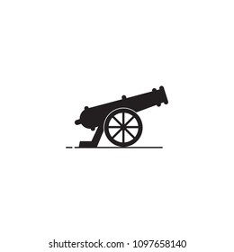 an icon about cannon with a simple concept
