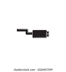 an icon about car exhaust