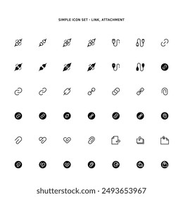 Icon about connection, link, and attachment
