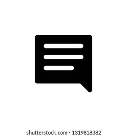 an icon about conversation glyph