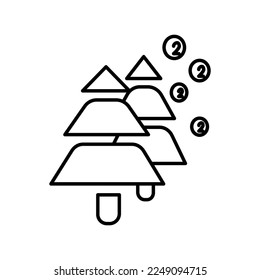 Icon about energetic transition. Sustainable development. Net zero. Contain such icons as less CO2 emissions, green energy, climate action to save Earth. Editable vector stroke. 