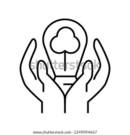 Icon about energetic transition. Sustainable development. Net zero. Contain such icons as less CO2 emissions, green energy, climate action to save Earth. Editable vector stroke. 