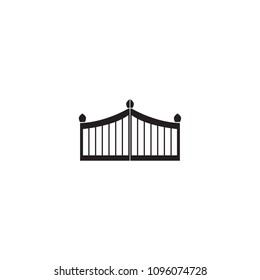 an icon about the fence with a simple concept