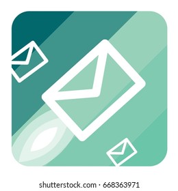 icon about mail delivery