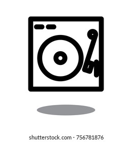 icon about the music player