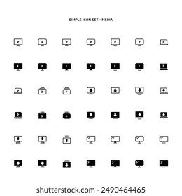 Icon about screen and monitor status
