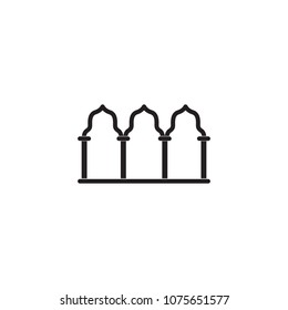 an icon about simple conceptual arch