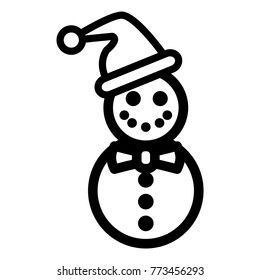 icon about snowman