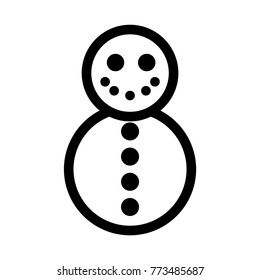icon about snowman
