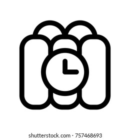 icon about the time bomb