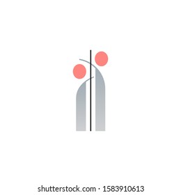 icon abstract building design template