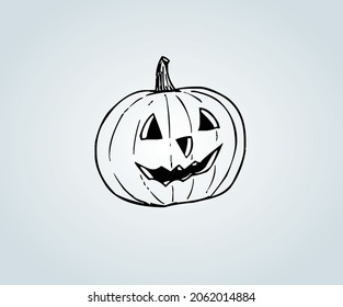 icon and abstract decoration representative of halloween day for illustration