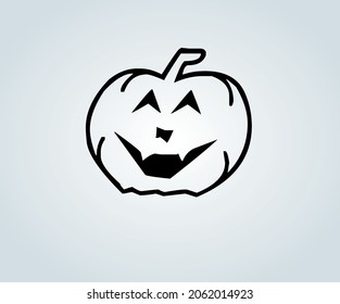 Ikone und abstrakte Dekoration, repräsentativ für den halloween zur Illustration