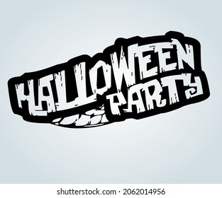 icon and abstract decoration representative of halloween day for illustration