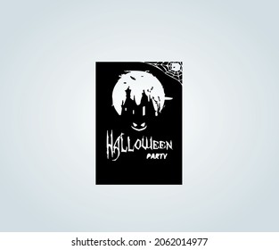 icon and abstract decoration representative of halloween day for illustration