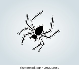 icono y decoración abstracta representativa del día de halloween para ilustración