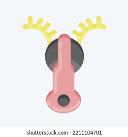 Icon Access Zip. suitable for sportswear symbol. flat style. simple design editable. design template vector. simple illustration