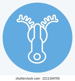 Icon Access Zip. suitable for sportswear symbol. blue eyes style. simple design editable. design template vector. simple illustration
