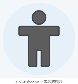 Accesibilidad de iconos. adecuado para el símbolo Infographics. estilo mate de color. diseño simple editable. vector de plantilla de diseño. ilustración de símbolo simple