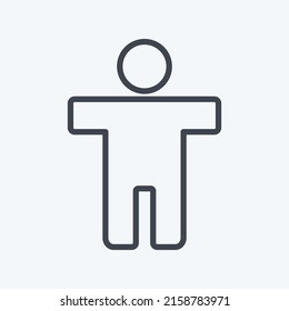 Icon Accessibility. suitable for Infographics symbol. line style. simple design editable. design template vector. simple symbol illustration