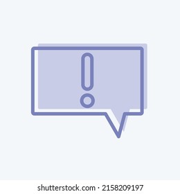 Icon Accouncement. suitable for Infographics symbol. two tone style. simple design editable. design template vector. simple symbol illustration